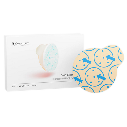 Omnilux Skin Corrector Hydrocolloid Refill Patches on white background