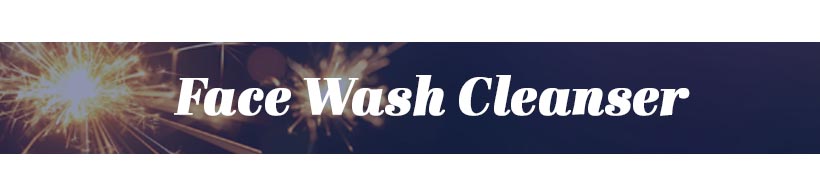 Face Wash Cleanser Banner