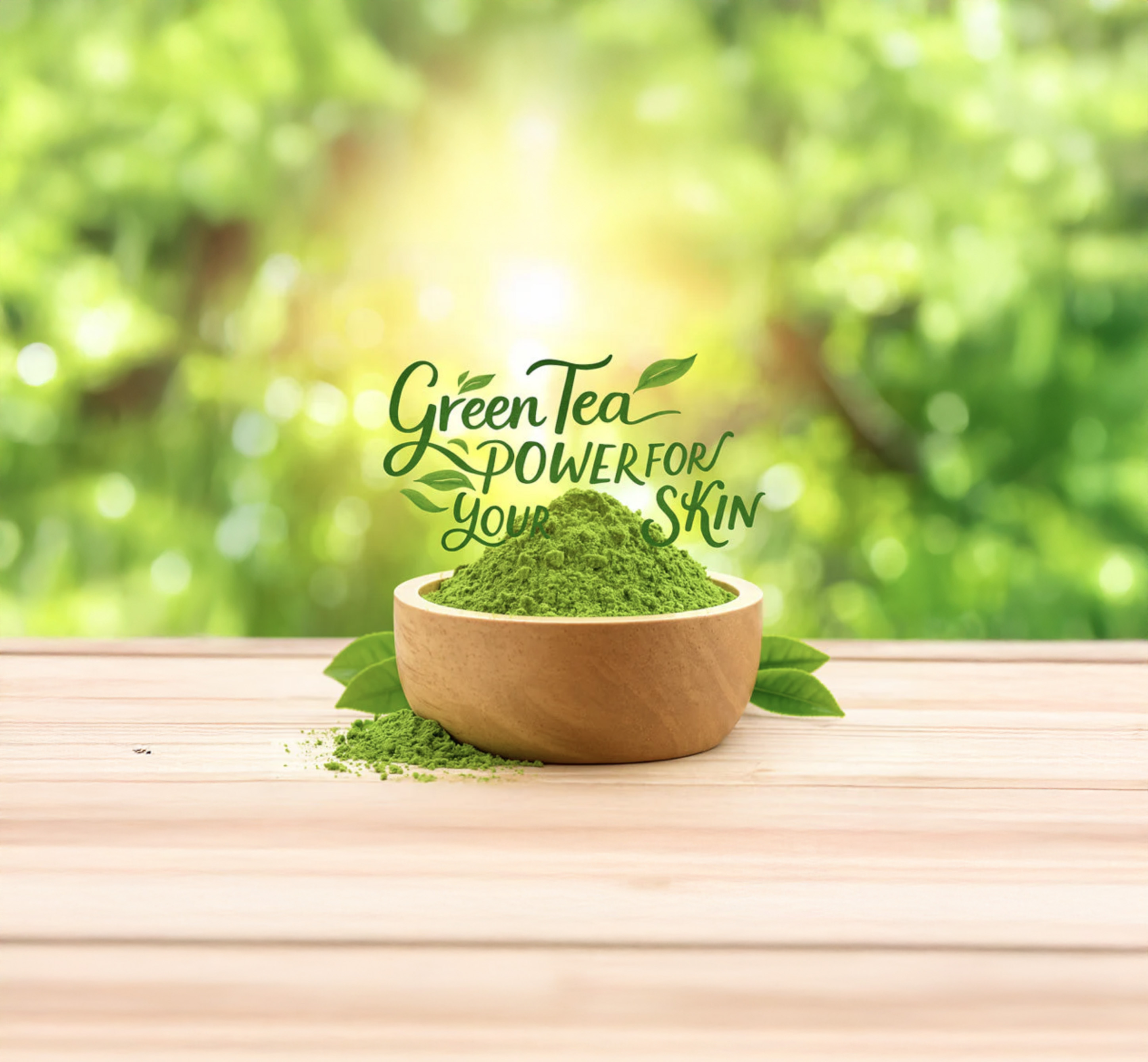 Green Tea in Skincare: Nature’s Antioxidant Powerhouse Banner