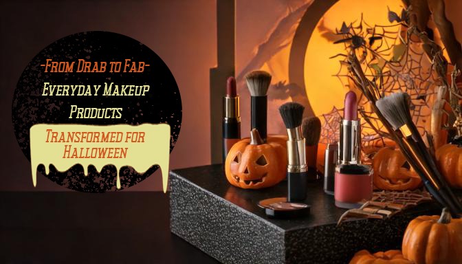 Makeup Products Transformed for Halloween