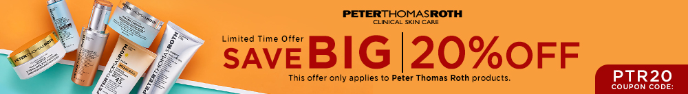 Exclusive Deal Access: 20% Off Peter Thomas Roth Banner