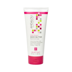 1000 Roses Velvet Soft Body Butter on white background