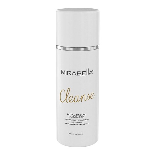 Mirabella Cleanse Total Facial Cleanser on white background