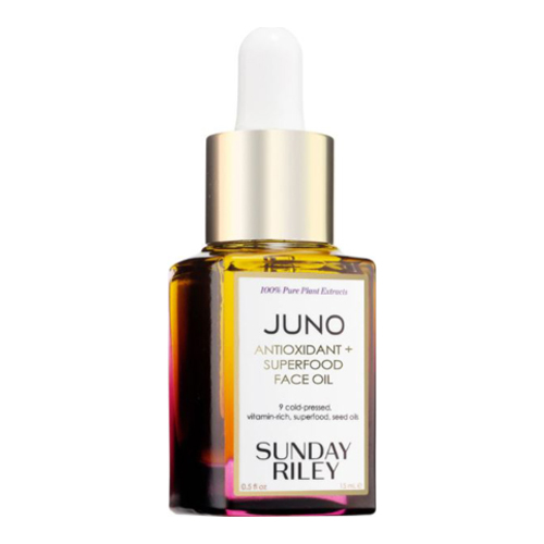 Sunday Riley Antioxidant + Superfood Face Oil on white background