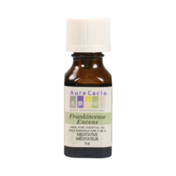 Frankincense Oil on white background