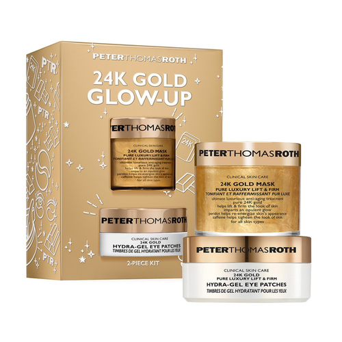 Peter Thomas Roth 24K Gold Glow Up Duo, 1 set Peter Thomas Roth 24K Gold Glow Up Duo on white background