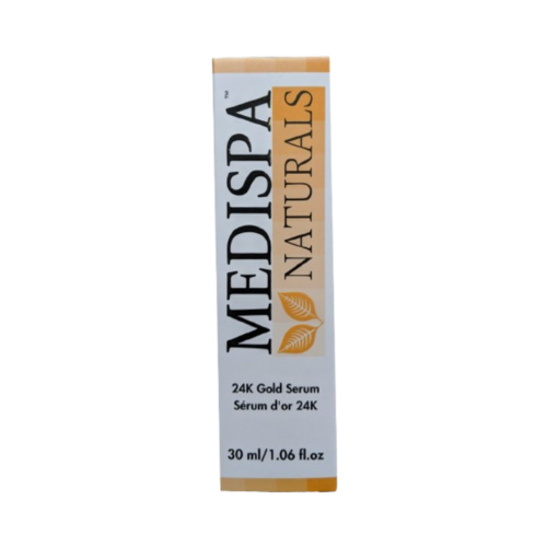 Medispa Naturals 24K Gold Serum on white background
