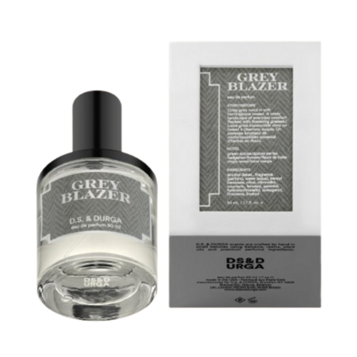 D.S. & Durga Grey Blazer EDP on white background