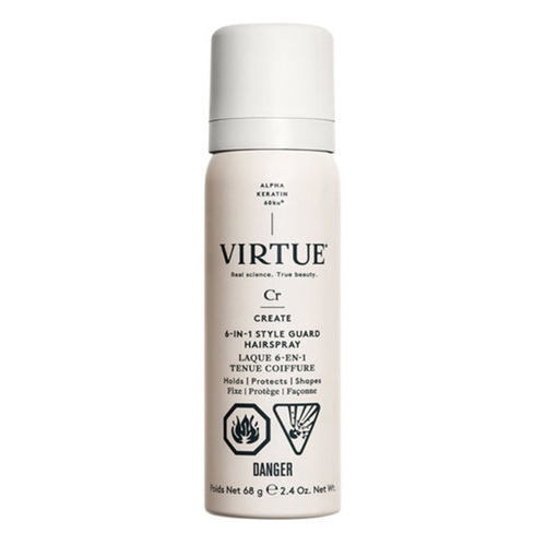 Virtue 6-In-1 Style Guard Hairspray on white background