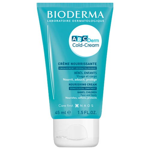 Bioderma ABCDerm Cold Cream Face Cream, 45ml/1.5 fl oz