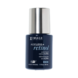 AGELESS+ Retinol Pure Liquid Retinol 0.75% on white background