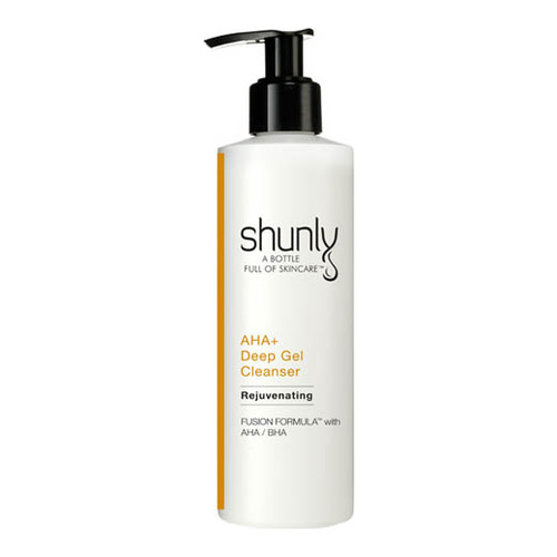 Shunly AHA + Deep Gel Cleanser (Oil-Free) on white background