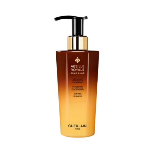 Guerlain Abeille Royale Revitalising and Fortifying Care Shampoo on white background