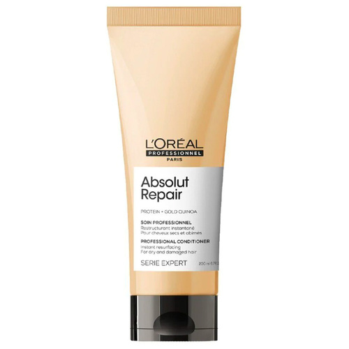 Loreal Professional Paris Absolut Repair Gold Conditioner on white background