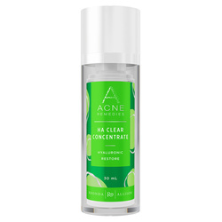 Acne Remedies HA Clear Concentrate on white background