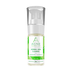 Acne Remedies Herbal AHA Cleanse on white background