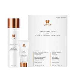 Acne Treatment System on white background