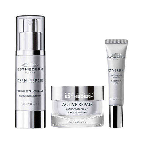 Institut Esthederm Active Repair Trio on white background