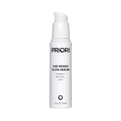 Age Renew Glow Serum on white background