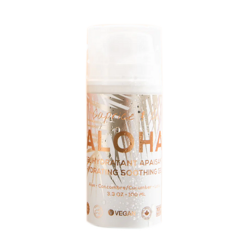 Caprice & Co. Aloe and Lotus Soothing Gel on white background