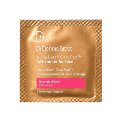 Alpha Beta Glow Pad Self-Tanner for Face on white background