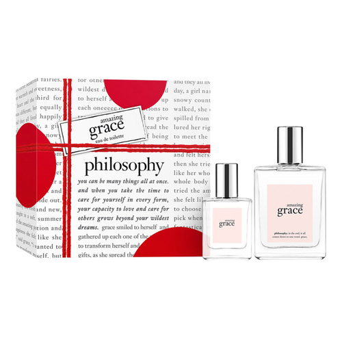 Philosophy Amazing Grace EDT Gift Set Duo on white background