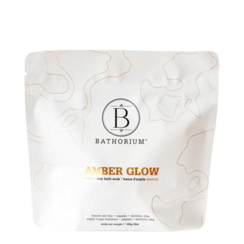 Bathorium Amber Glow Clay Mineral Soak on white background