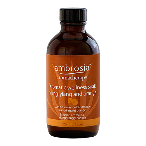 Ambrosia Aromatherapy Aromatic Wellness Soak Ylang Ylang and Orange, 120ml/4 fl oz