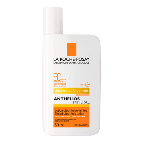 Anthelios Mineral Tinted Ultra-Light Lotion SPF 50 | La Roche Posay | eSkinStore