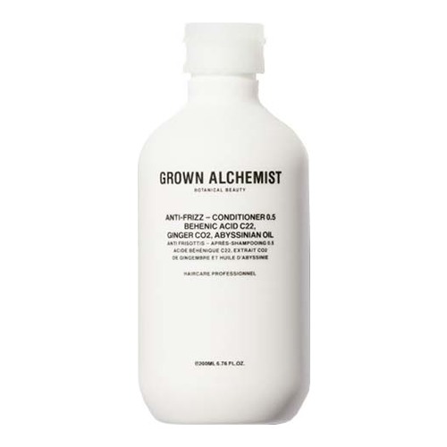 Grown Alchemist Anti-Frizz - Conditioner 0.5 Behenic Acid C22 Ginger CO2 Abyssinian Oil on white background