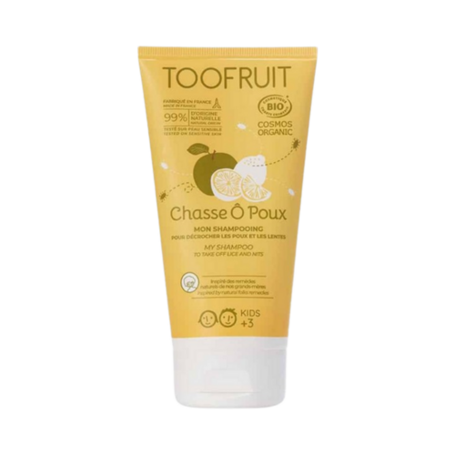 Toofruit Apple - Lemon Shampoo on white background