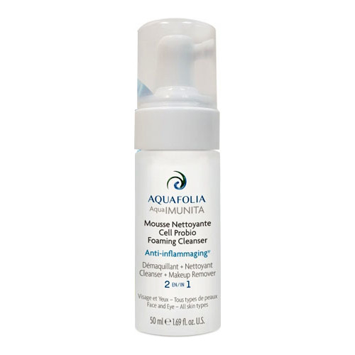 AQUAFOLIA Cell Probio Foaming Cleanser on white background