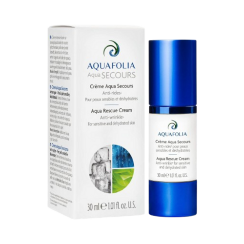 AQUAFOLIA Aqua Rescue Cream on white background