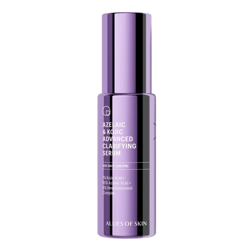 Allies of Skin Azelaic and Kojic Advanced Clarifying Serum, 50ml/1.69 fl oz Allies of Skin Azelaic and Kojic Advanced Clarifying Serum on white background