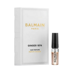 BALMAIN Paris Hair Couture Ginger 1974 Hair Perfume on white background