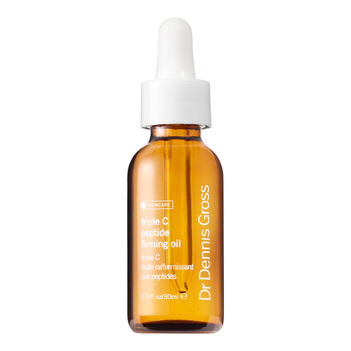 Dr Dennis Gross Triple C Peptide Firming Oil, 30ml/1 fl oz Dr Dennis Gross Triple C Peptide Firming Oil on white background