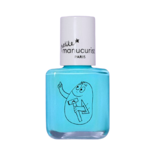 Manucurist Barbapapa Collection Barbamama - Glittery silver on white background