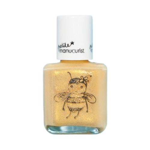 Manucurist Barbapapa Collection Barbamama - Glittery silver on white background
