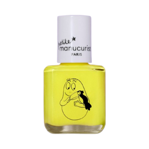 Manucurist Barbapapa Collection Barbamama - Glittery silver on white background