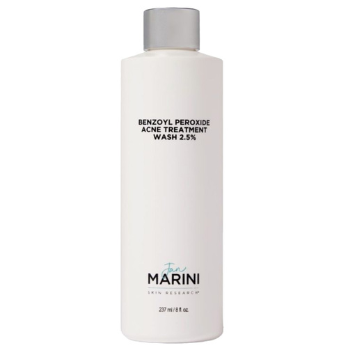 Jan Marini Benzoyl Peroxide 2.5% Acne Treatment Wash on white background