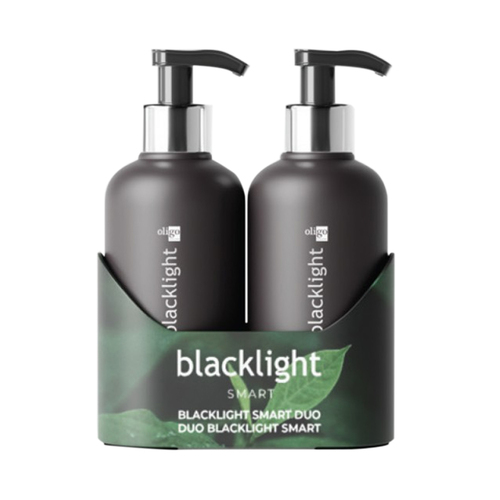Oligo Professionel Blacklight Shampoo and Conditioner Duo (SMART) on white background