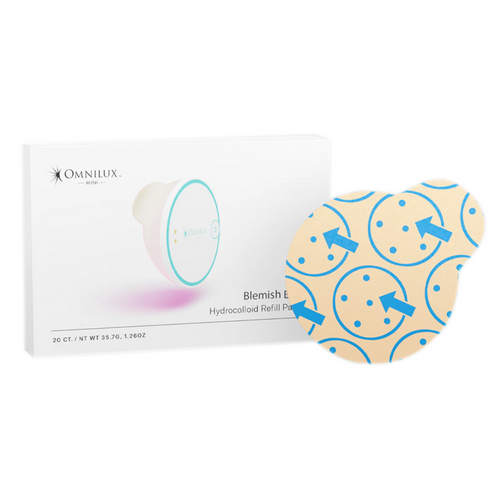 Omnilux Blemish Eraser Hydrocolloid Refill Patches on white background