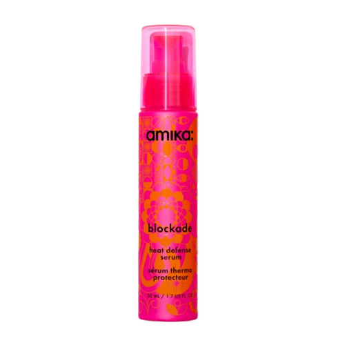 Amika Blockade Heat Defense Hair Serum on white background