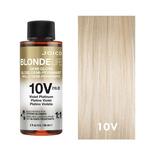 Joico Blonde Life Demi Gloss Moonstone - 10BV on white background