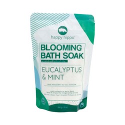 Blooming Bath Soak Eucalyptus and Mint on white background