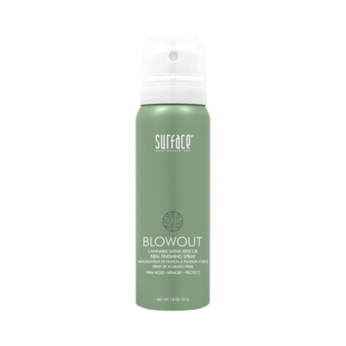 Surface Blowout Firm Finishing Spray on white background
