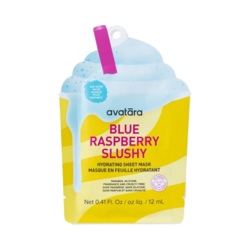Blue Raspberry Kids Mask on white background