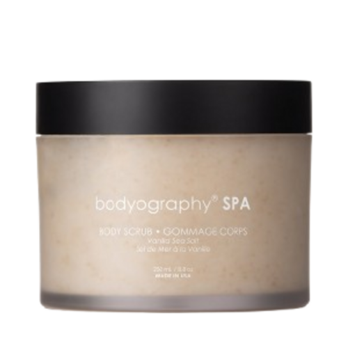 Bodyography Body Scrub on white background