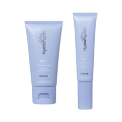 Brighten Polish and Plump Face Peel on white background