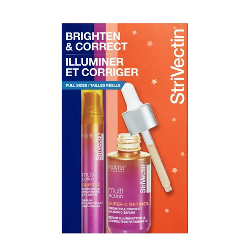 Strivectin Brighten and Correct Multi-Action Super-C Gift Set on white background